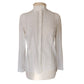 Vintage 70s Laura Ashley Blouse White Cotton Lace Crochet Neo Edwardian