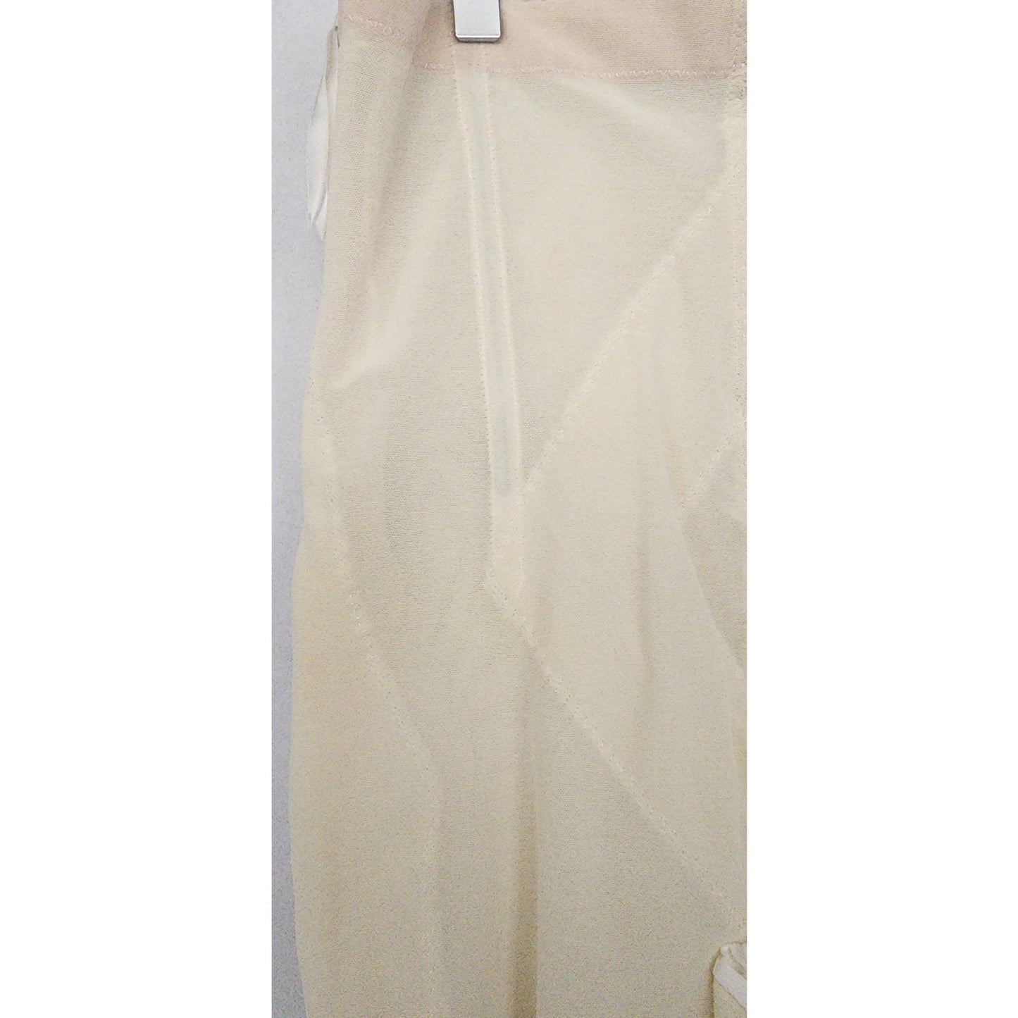 Vintage 50s Girdle Underwear Cream Nylon w/Garters Formfit Rogers 32