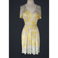 Vintage Y2K Emilio Pucci Dress Psychedelic Print Yellow Gray Swirl SATC / New with Tags Small