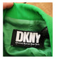 Vintage 1990s DKNY Women's Green Single Button Blazer Jacket