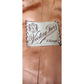 Vintage 40s Brown Ermine Fur Coat Hip Length Victory Furs Chicago