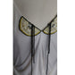 Vintage 1980s Holly Harp Top or Tunic Silk Jersey Embroidered Fruit Sequins Beaded Fringe
