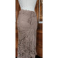 Vintage Y2K Beige Lace Maxi Skirt Boho Chine Collection / S