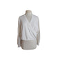 Sonia Rykiel Vintage White Wrap Knit Top Sweater M | Dolman Sleeve V-Neck