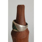 Vintage Mens Southwestern Mosaic Inlay Band Ring Sterling Silver Turquoise Coral Multi-Stone Size 7 3/4