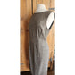 Vintage ESCADA Dress + Jacket Suit Set Alpaca Blend Wool Tweed Striped Mink Fur Trim / L