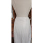 Vintage JIL SANDER Midi Skirt Paneled White Linen A Line w/Panels / Large