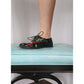 Vintage 90s Lace Up Shoes w/Graphicl Patchwork Music Notes Guitar Hearts Stars Lips Abstrax
