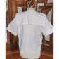 Vintage 80s LAURA ASHLEY Blouse Sailor Collar White Cotton Shirt Neo Edwardian