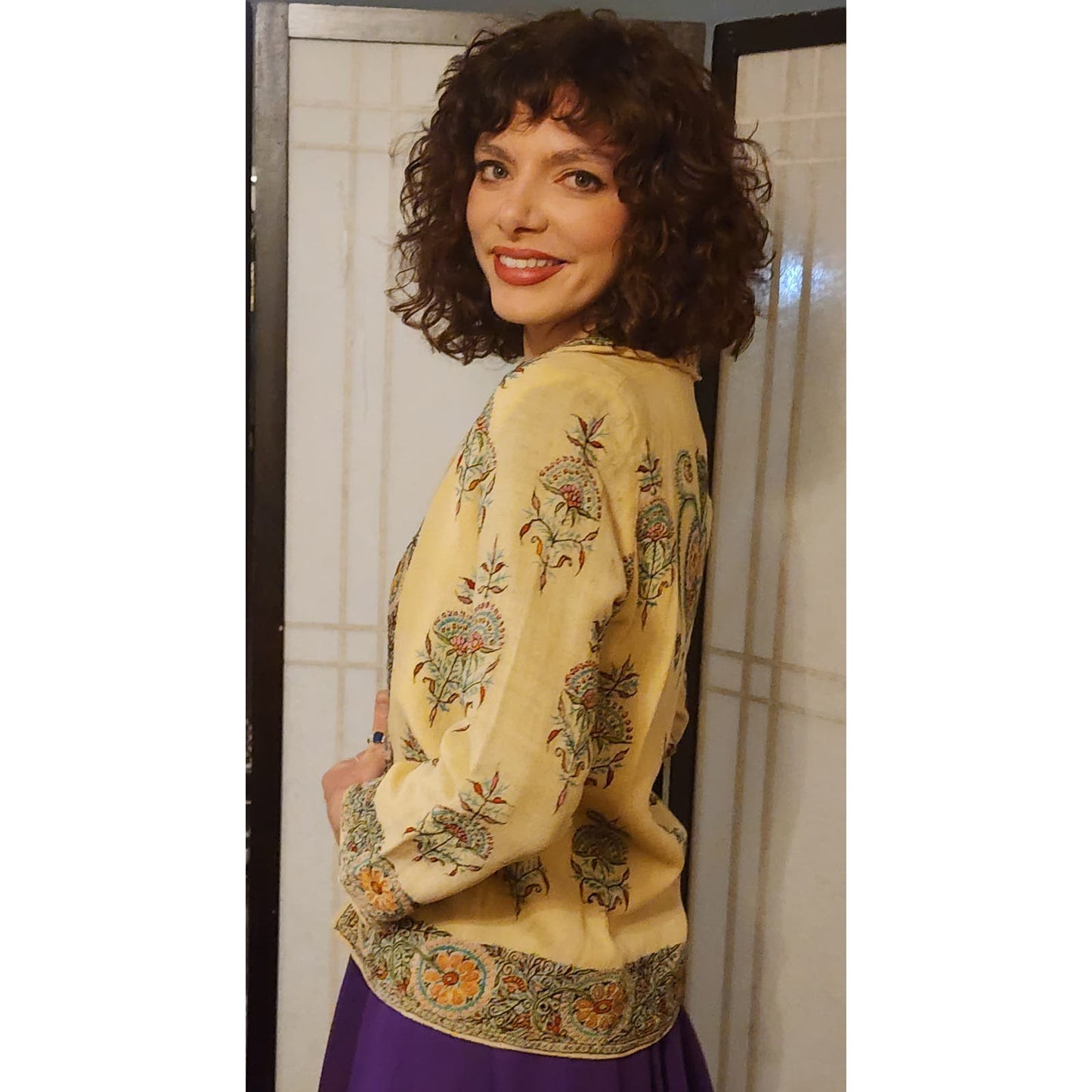 Vintage 20s Embroidered Wool Jacket