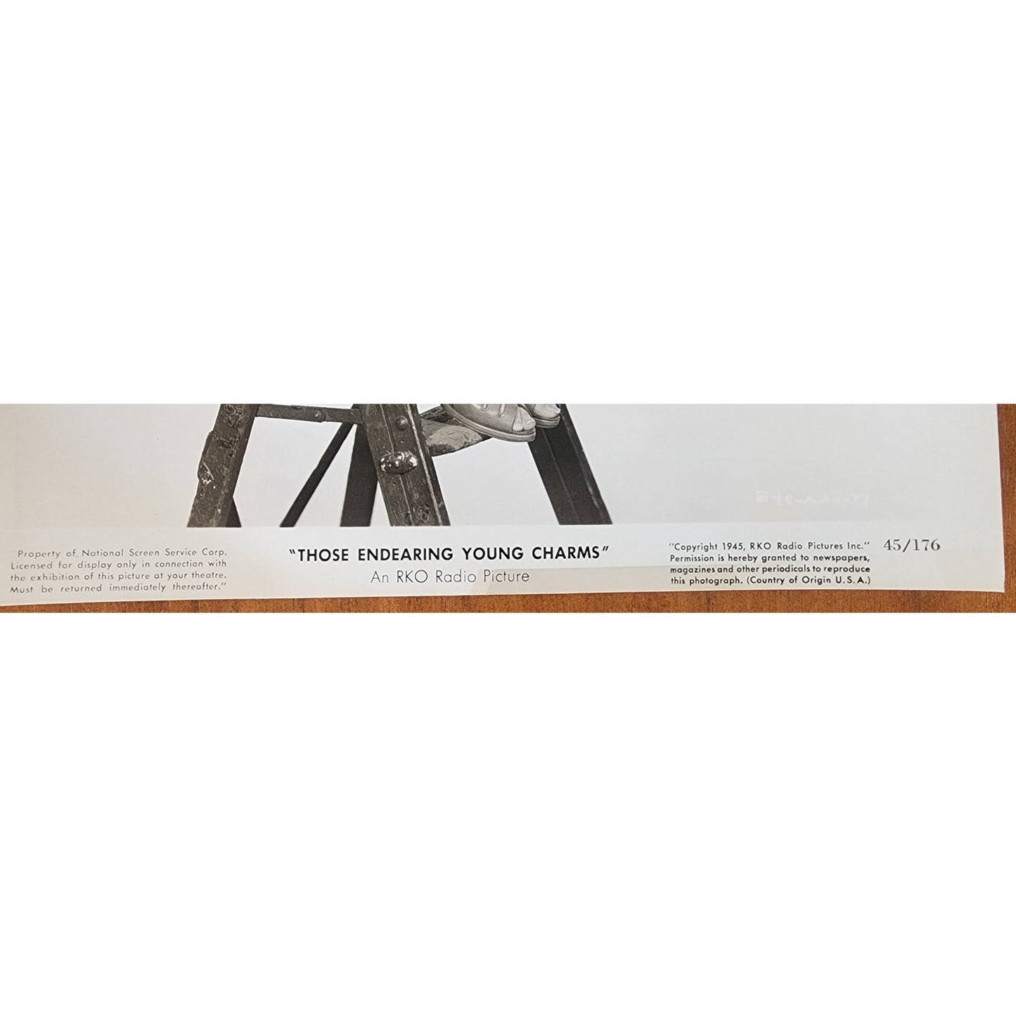 Vintage Original Publicity Photo Laraine Day 1945 RKO Those Endearing Young Charms