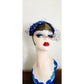 Vintage 50s Bes-Ben Hat Blue Moonstone Fascinator w/Veil