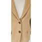 Vintage 70s Beige Blazer Camel Wool Gino Rossi /Petite S