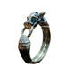 Vintage Black Panther Enamel Bracelet Art Deco Erte Style