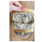 Vintage 1920s Whiting & Davis Evening Bag Painted Mesh Steel Art Deco