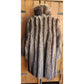 Vintage Fur Coat Silver Tipped Raccoon Hip Length Revillon Boho Style Size Medium SATC