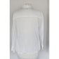Vintage 90s Escada Sport Shirt White Diagonal Stripe Blouse / M