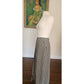 Vintage 1970s Long Skirt Houndstooth Wool High Waisted Pleated / S