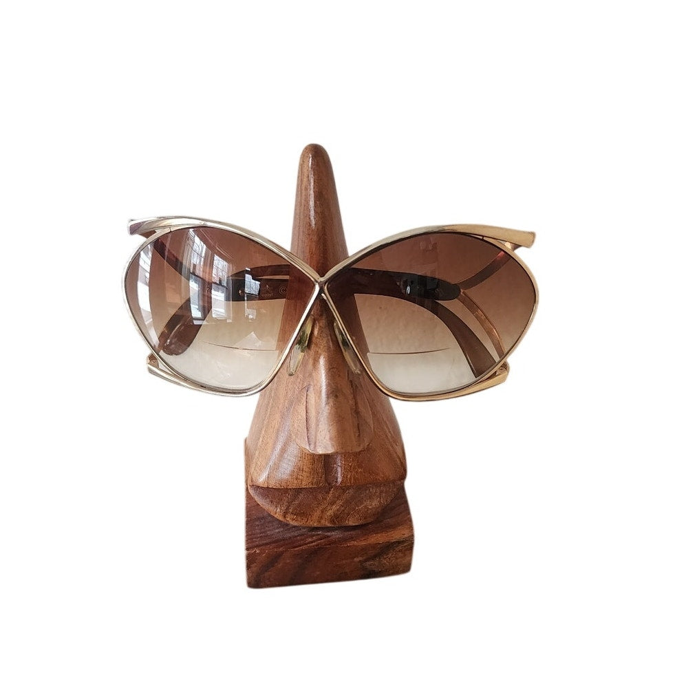 Vintage 1970s 1980s Christian Dior 2056 Butterfly Sunglasses Gold Frame