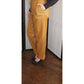 Vintage 80s Leather Pants Butterscotch Yellow