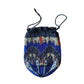 Antique Beaded Bag Vintage Art Deco Purse Drawstring 1920s Reticule