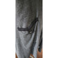Vintage 1990s Gray Coat Wrap Style Asymmetrical Studio 90 / Medium
