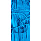 Vintage 2000s Chloe Party Dress Sleeveless Blue Silk Asymmetrical Tie NEW w/Tags