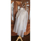Vintage 1990s Sheer White Jacket White Organza Victoria March Chicago Designer