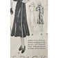 Vintage 30s Sewing Pattern of Fitted Coat w/Collar Butterick 7097 Size 33 Bust