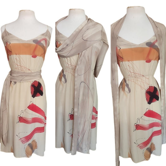 Vintage Silkprint Summer Dress by Nicole Ltd.