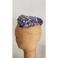 Vintage 60s Bes-Ben Hat Purple Crystal Circlet