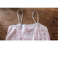 VTG 1980s Pink Cotton Lace Top Shell Embroidered Neo Edwardian Romantic Shirt