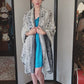 Vintage 2000s Armani Silk Wrap Oversized Striped Shawl Scarf NWT