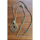 60s Trifari Pendant Necklace Gold Baroque Style