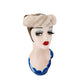 Vintage 50s Fur Circlet Hat Blonde Mink Satin Bow