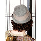 Vintage 60s Gray Wool Hat 20s Cloche Style Melosoie