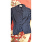 Vintage 50s Navy Blue Blazer Jacket Wool Blend Carson Pirie Scott
