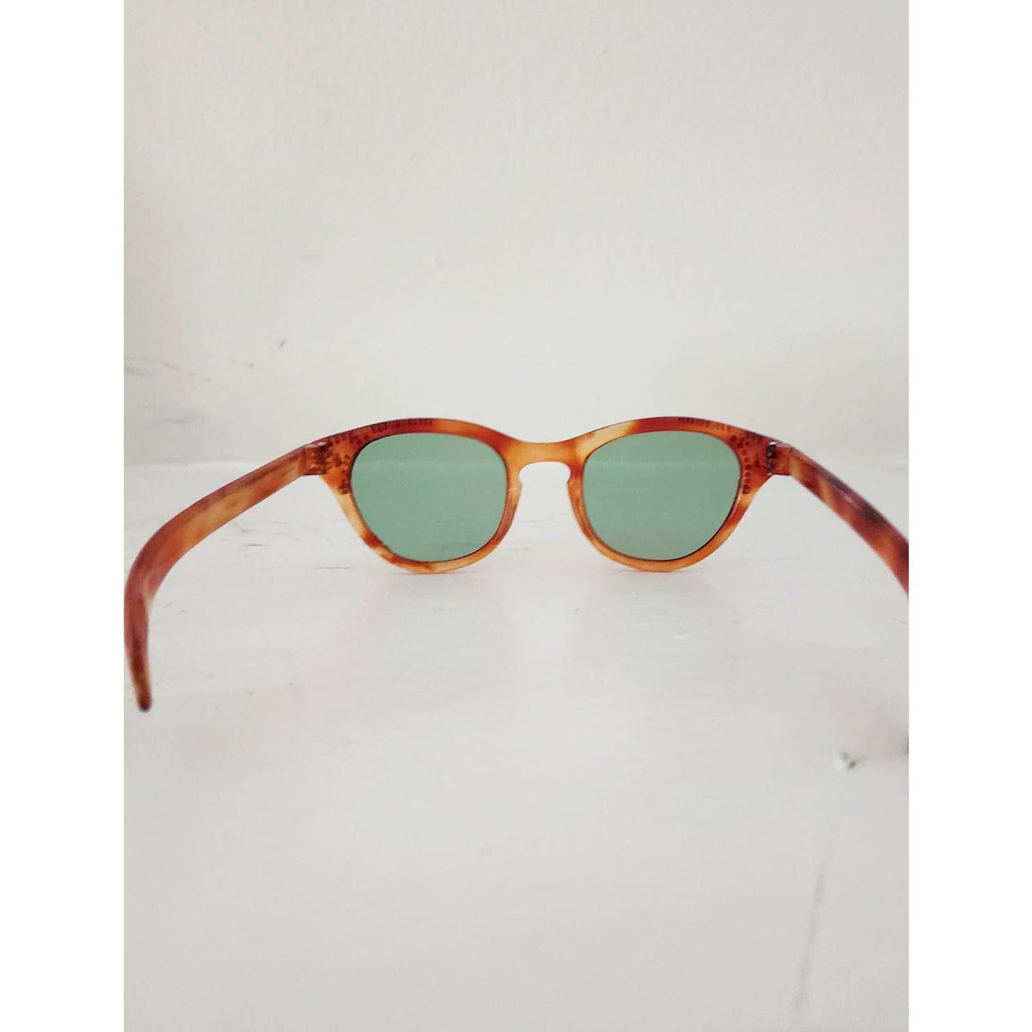 50s Cat Eye Sunglasses Nil Melius Orange Tortoiseshell Frames