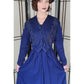 Edwardian Dress Suit Blue Wool Soutache Embroidery AS IS