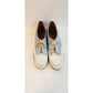 Vintage 50s Sealand Shoes Ladies Bowling or Saddle Lace Ups Blue White 10.5