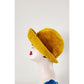 Vintage 60s Yellow Fedora Hat Fuzzy Wool Marshall Fields