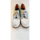 Vintage 50s Sealand Shoes Ladies Bowling or Saddle Lace Ups Blue White 10.5