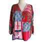 Vintage 90s Guatemala Tunic Top by Dawg Inc. Backstrap Weave