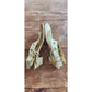 Vintage 90s Gold Strappy Sandals Stuart Weitzman Shoes Size 10