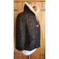 Vintage 50s Fur Collared Jacket Brown Persian Curly Wool Gordons
