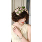 50s Pink Floral Hat Fascinator
