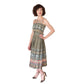 Vintage 70s Sun Dress Multicolored Cotton Print Hal Hardin