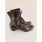 Antique Granny Boots Lace Up Ankle Style Edwardian Era 6.5