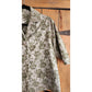 Vintage 60s Maternity Skirt Suit Light Green Floral Brocade Sears