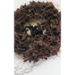 40s Bes-Ben Hat in Brown Wool Floral Crown
